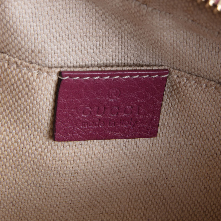 GUCCI Soho Disco Crossbody - Bright Bougainvillea