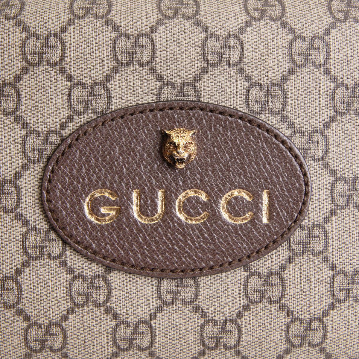 GUCCI GG Supreme Web Neo Vintage Shoulder Bag