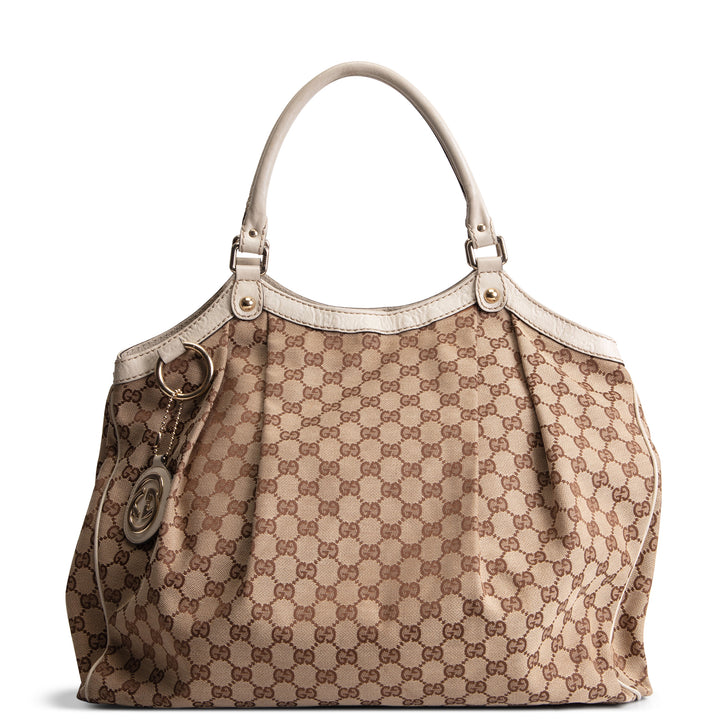 GUCCI GG Canvas Large Sukey - OUTLET FINAL SALE