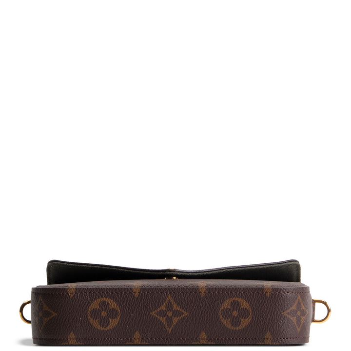 LOUIS VUITTON Monogram Felicie Strap &amp; Go