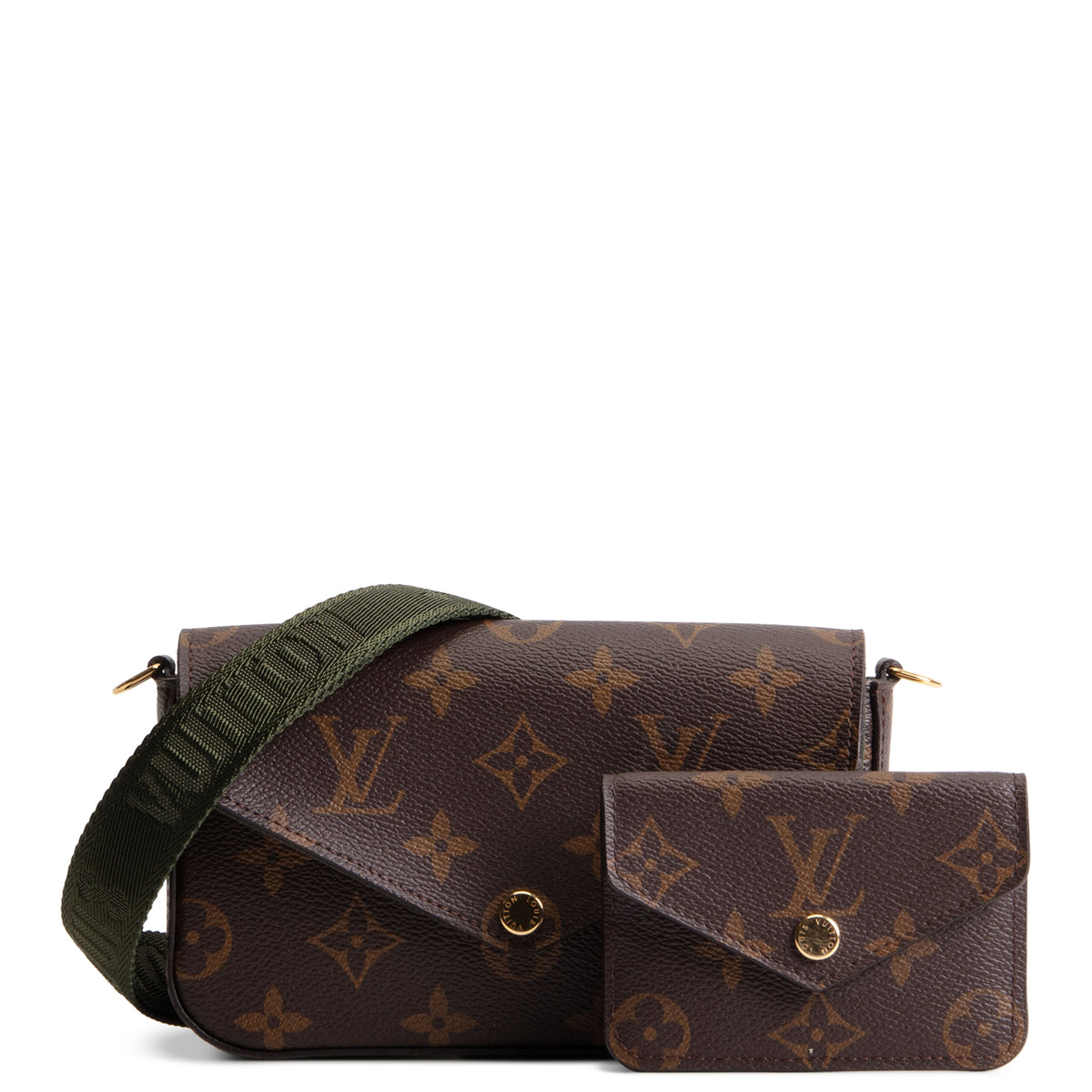 LOUIS VUITTON Monogram Felicie Strap &amp; Go