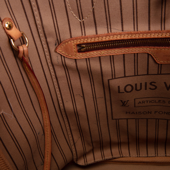 LOUIS VUITTON Monogram Neverfull MM w/ Pouch OUTLET FINAL SALE