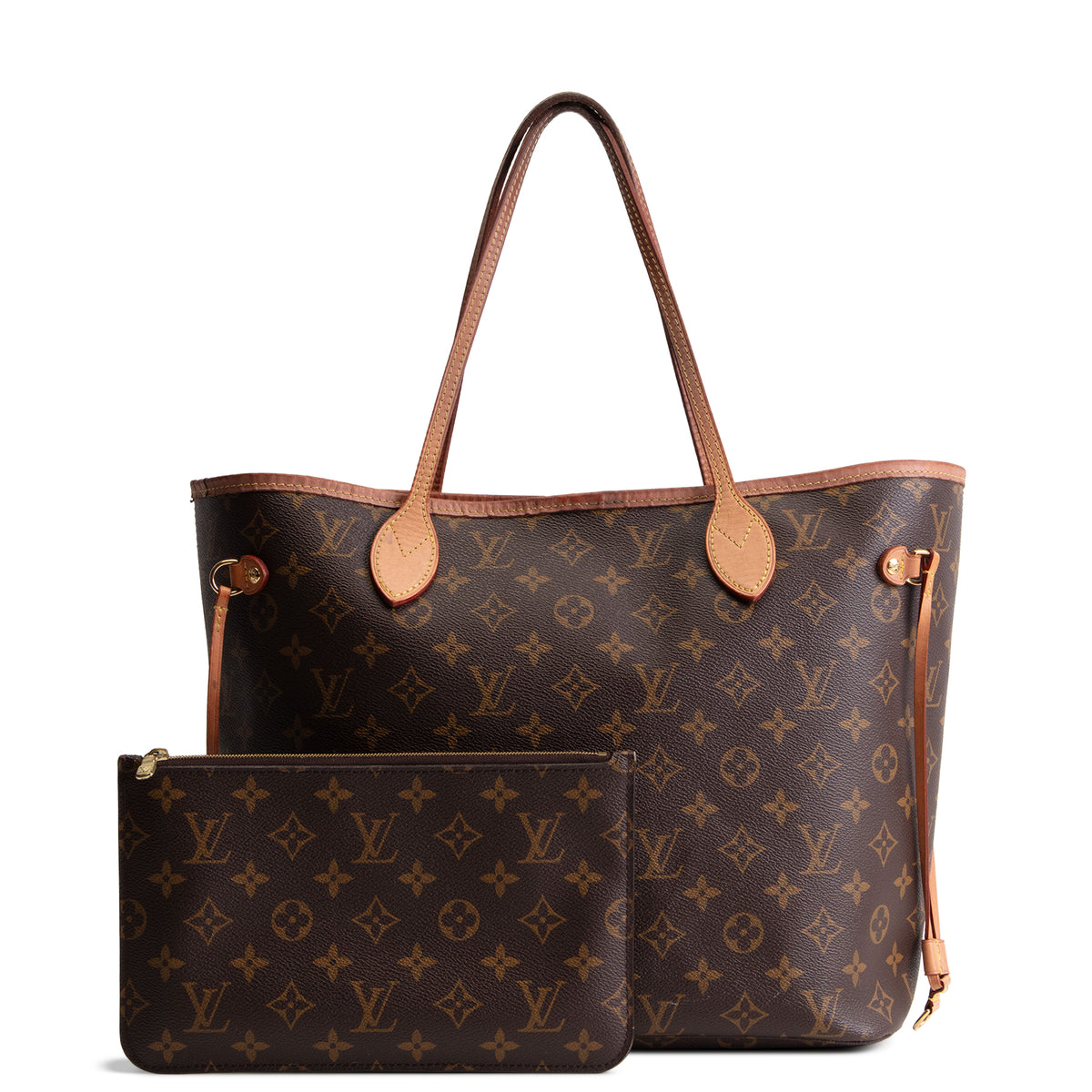 LOUIS VUITTON Monogram Neverfull MM w/ Pouch OUTLET FINAL SALE