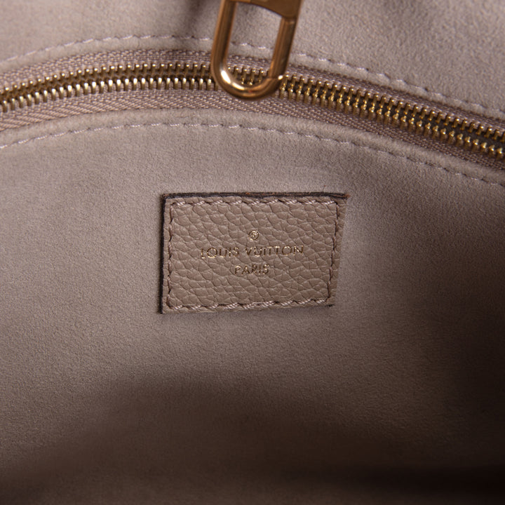 LOUIS VUITTON Monogram Empreinte Bicolor OnTheGo PM - Dove/Cream
