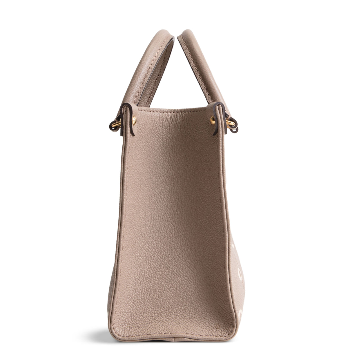 LOUIS VUITTON Monogram Empreinte Bicolor OnTheGo PM - Dove/Cream