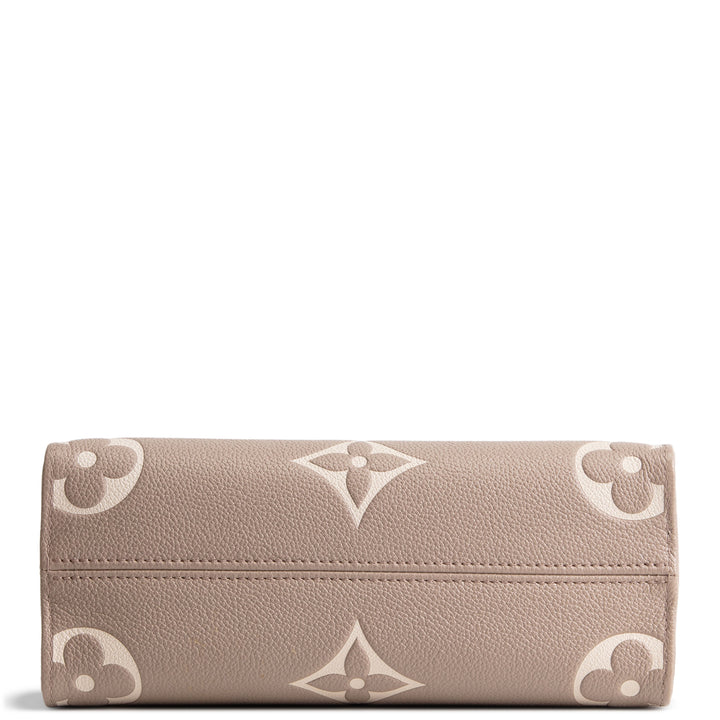 LOUIS VUITTON Monogram Empreinte Bicolor OnTheGo PM - Dove/Cream