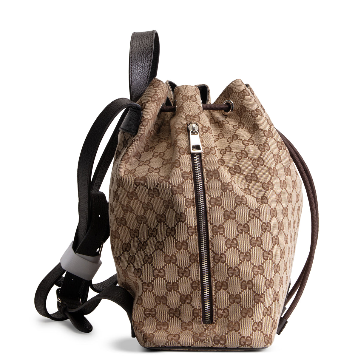 GUCCI GG Canvas Drawstring Backpack