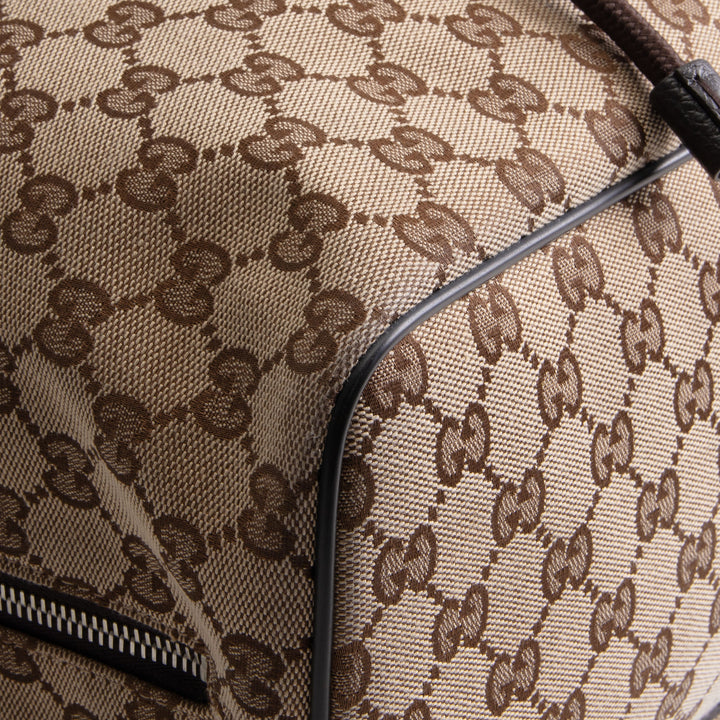 GUCCI GG Canvas Drawstring Backpack