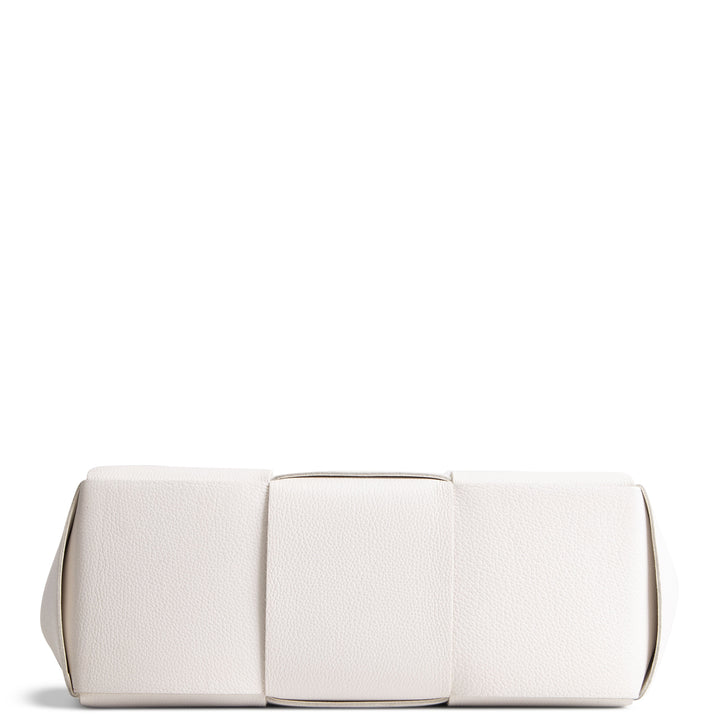BOTTEGA VENETA Small Arco Maxi Intrecciato Tote - White