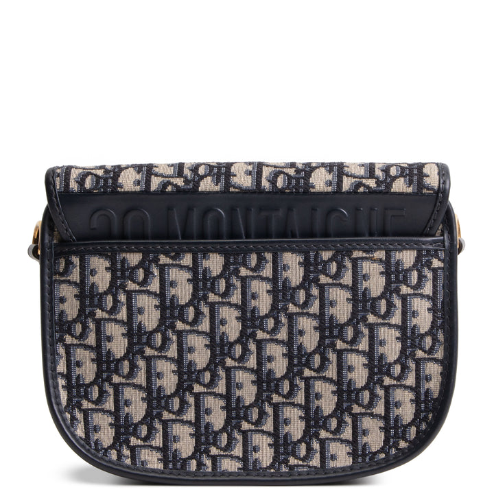 DIOR Medium Blue Oblique Jacquard Bobby Bag