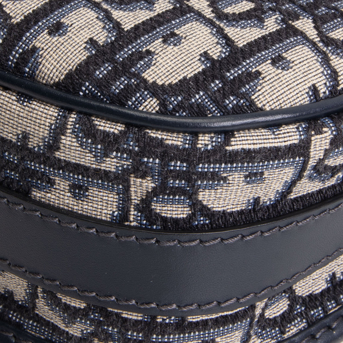 DIOR Medium Blue Oblique Jacquard Bobby Bag