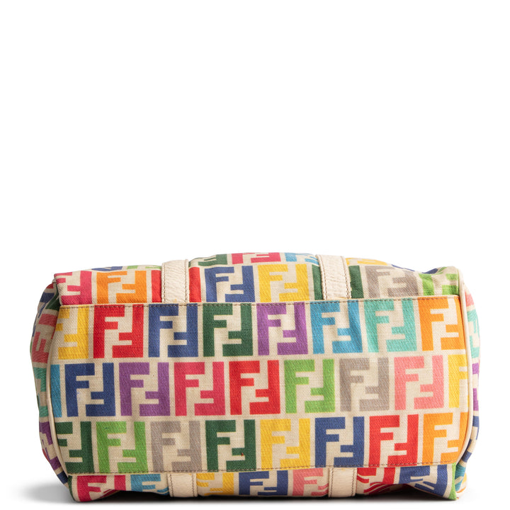 FENDI Rainbow Zucca Selleria Boston OUTLET FINAL SALE