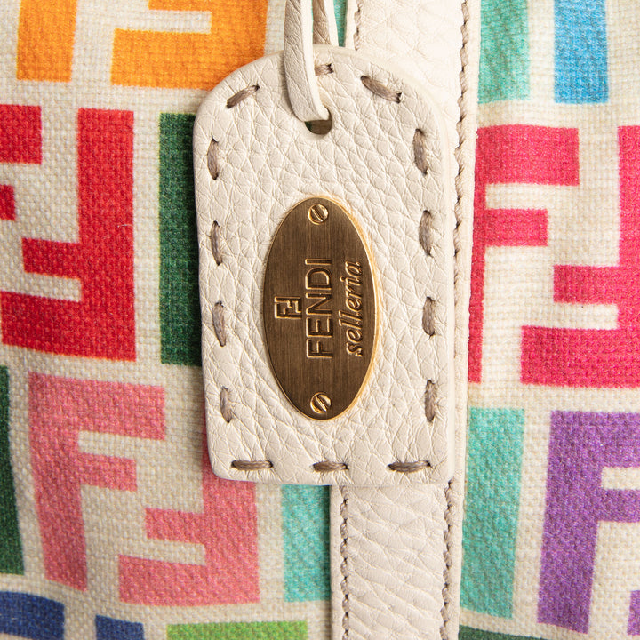 FENDI Rainbow Zucca Selleria Boston OUTLET FINAL SALE