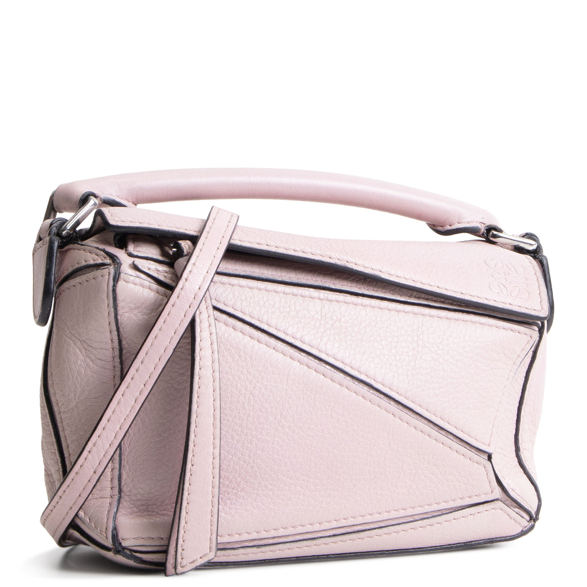 LOEWE Mini Puzzle Bag - Icy Pink