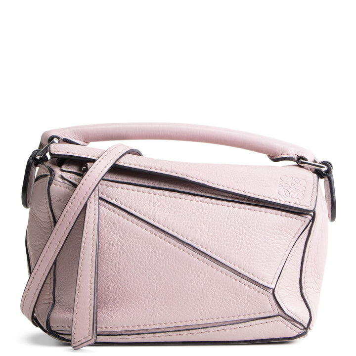 LOEWE Mini Puzzle Bag - Icy Pink