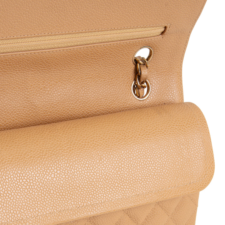 CHANEL Vintage Caviar Quilted Medium Double Flap