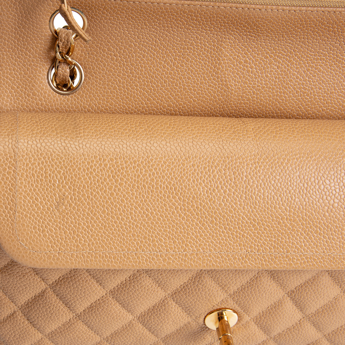 CHANEL Vintage Caviar Quilted Medium Double Flap