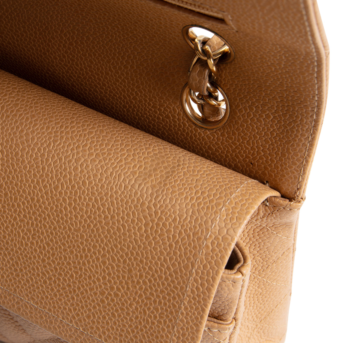 CHANEL Vintage Caviar Quilted Medium Double Flap
