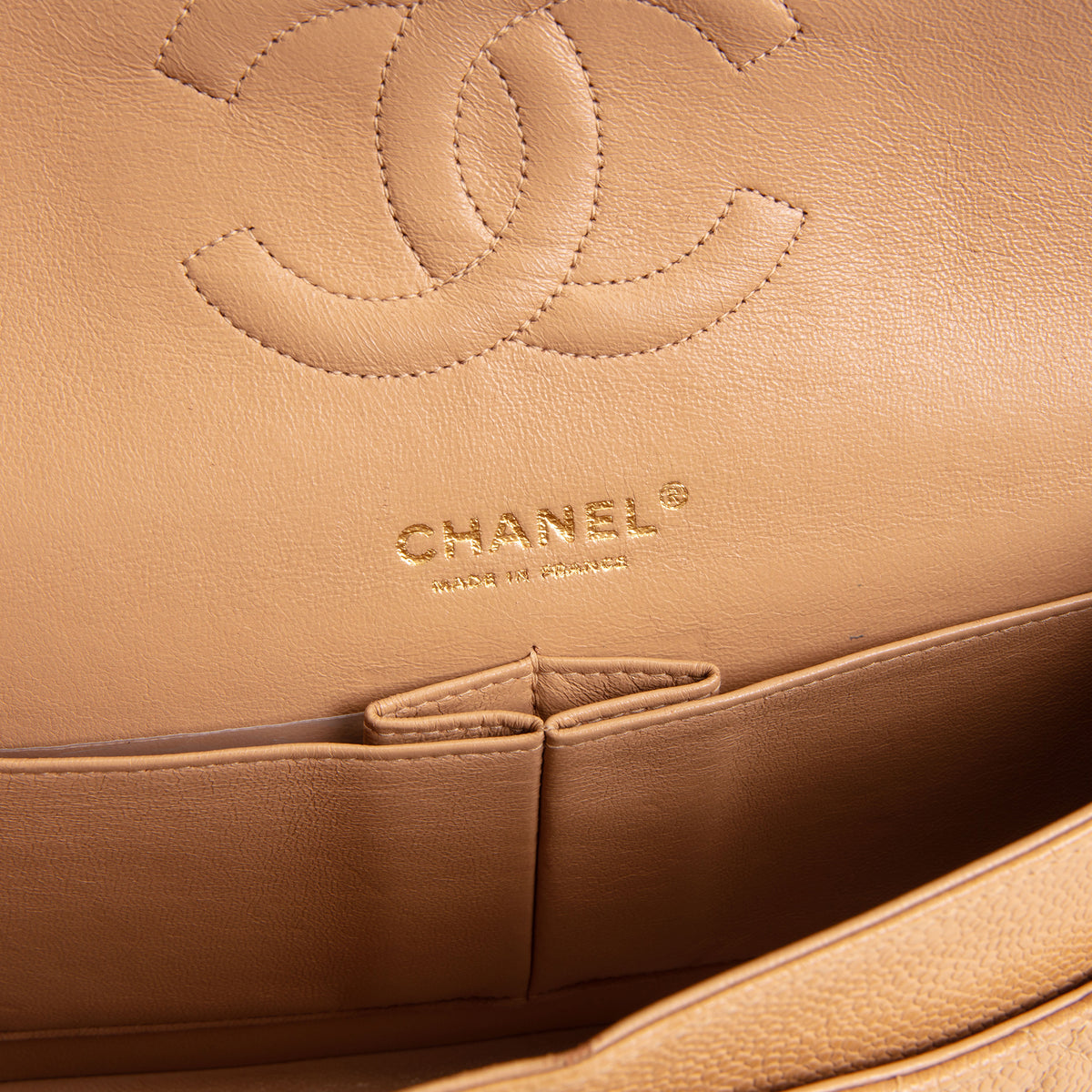 CHANEL Vintage Caviar Quilted Medium Double Flap