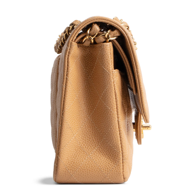 CHANEL Vintage Caviar Quilted Medium Double Flap