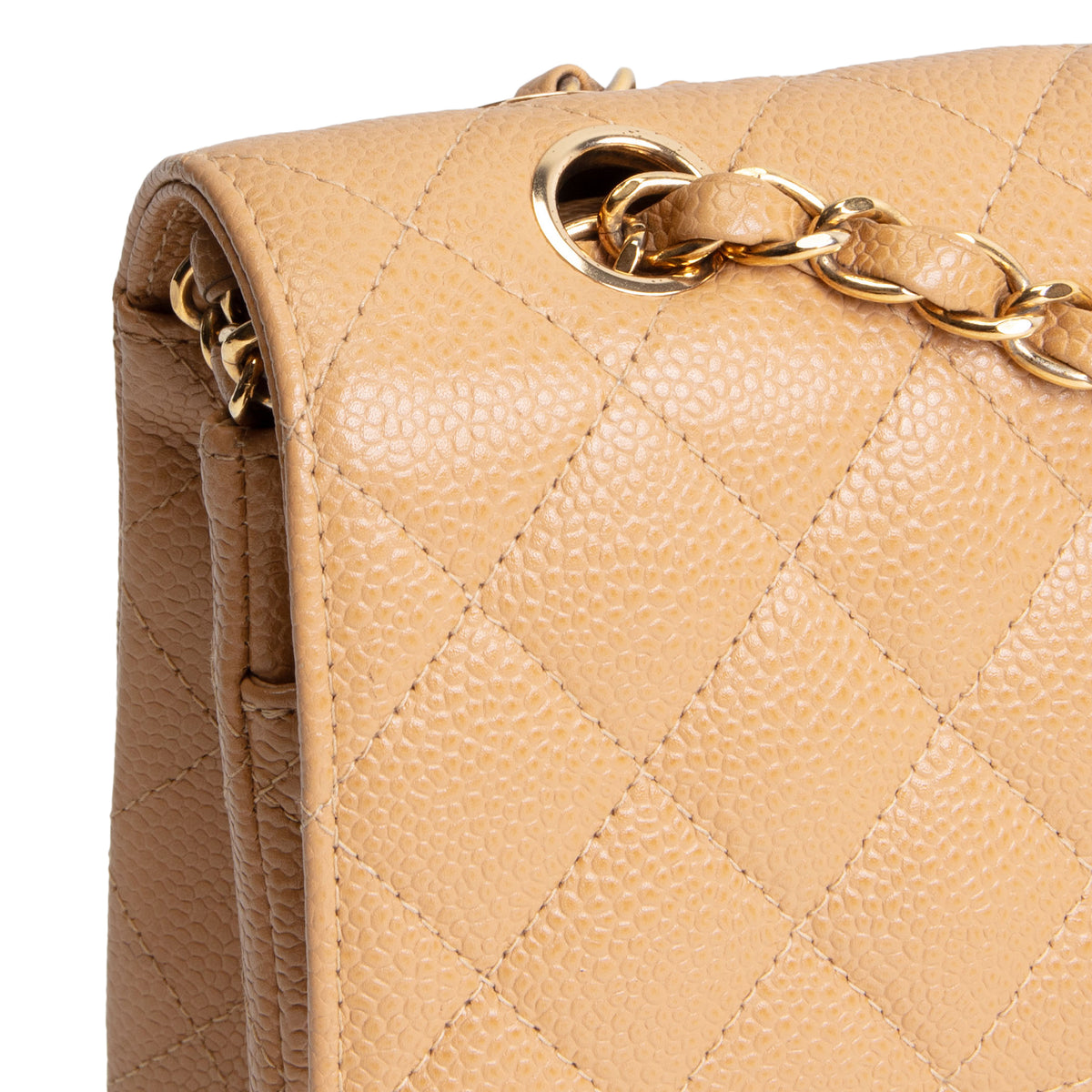 CHANEL Vintage Caviar Quilted Medium Double Flap