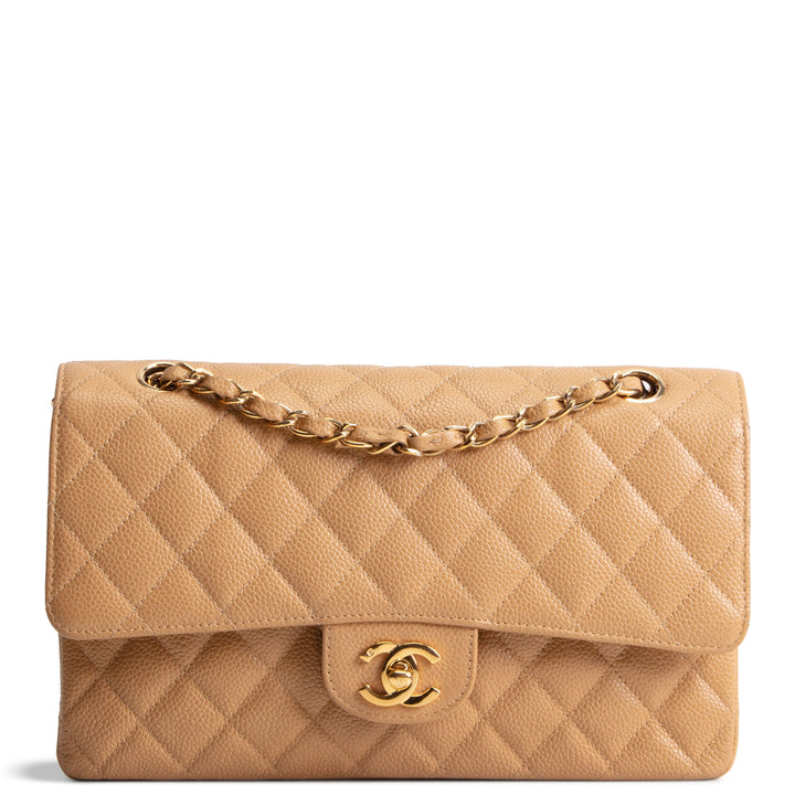 CHANEL Vintage Caviar Quilted Medium Double Flap
