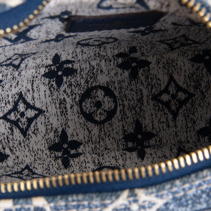 LOUIS VUITTON Monogram Jacquard Denim Loop Bag