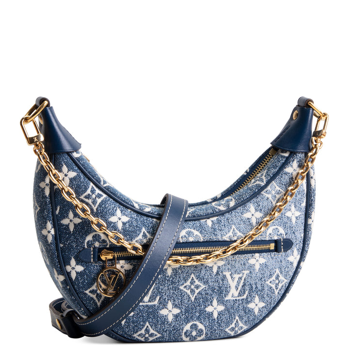 LOUIS VUITTON Monogram Jacquard Denim Loop Bag