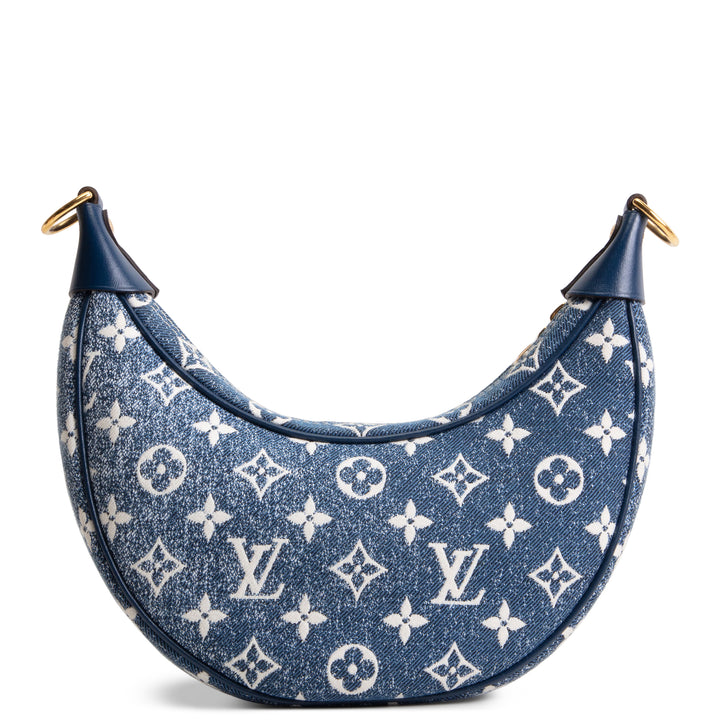 LOUIS VUITTON Monogram Jacquard Denim Loop Bag
