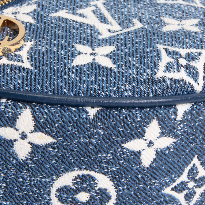 LOUIS VUITTON Monogram Jacquard Denim Loop Bag