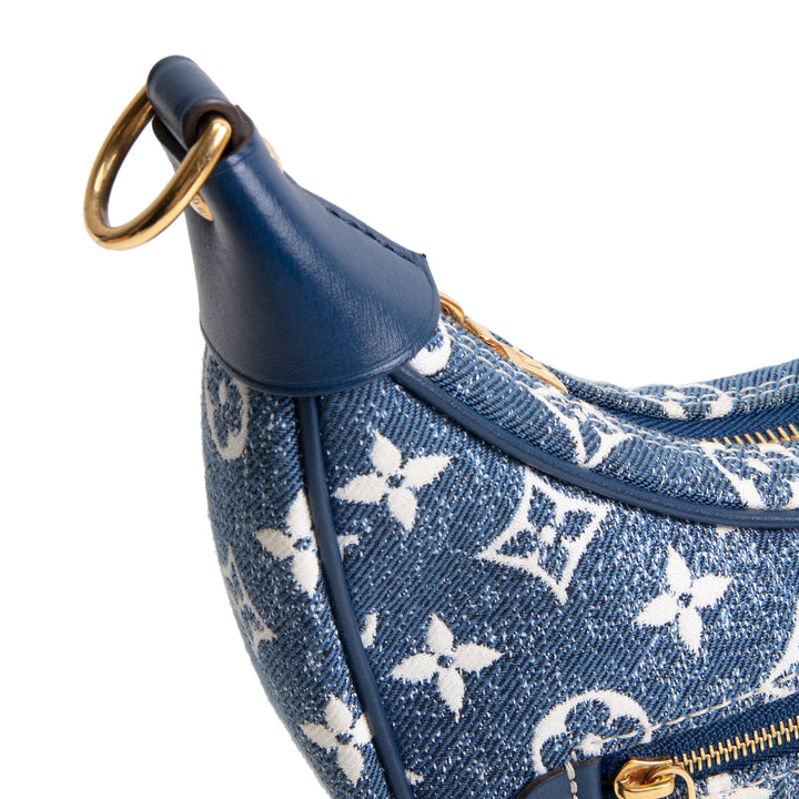 LOUIS VUITTON Monogram Jacquard Denim Loop Bag