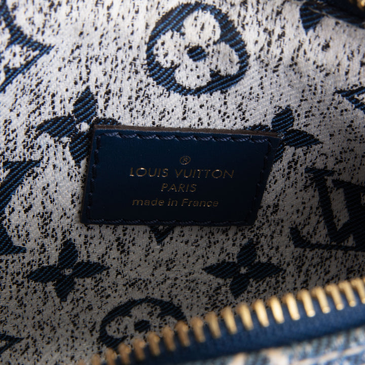 LOUIS VUITTON Monogram Jacquard Denim Loop Bag