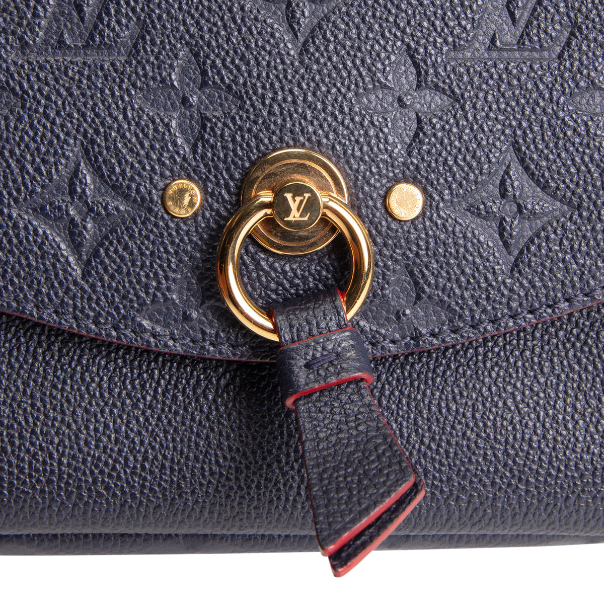 LOUIS VUITTON Empriente Blanche BB Marine Rouge