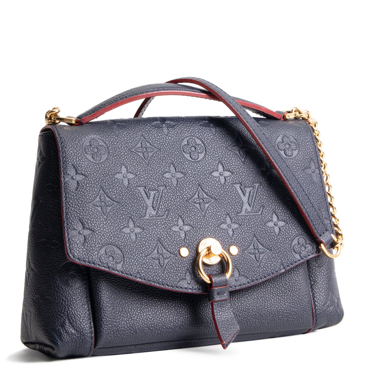 LOUIS VUITTON Empriente Blanche BB Marine Rouge