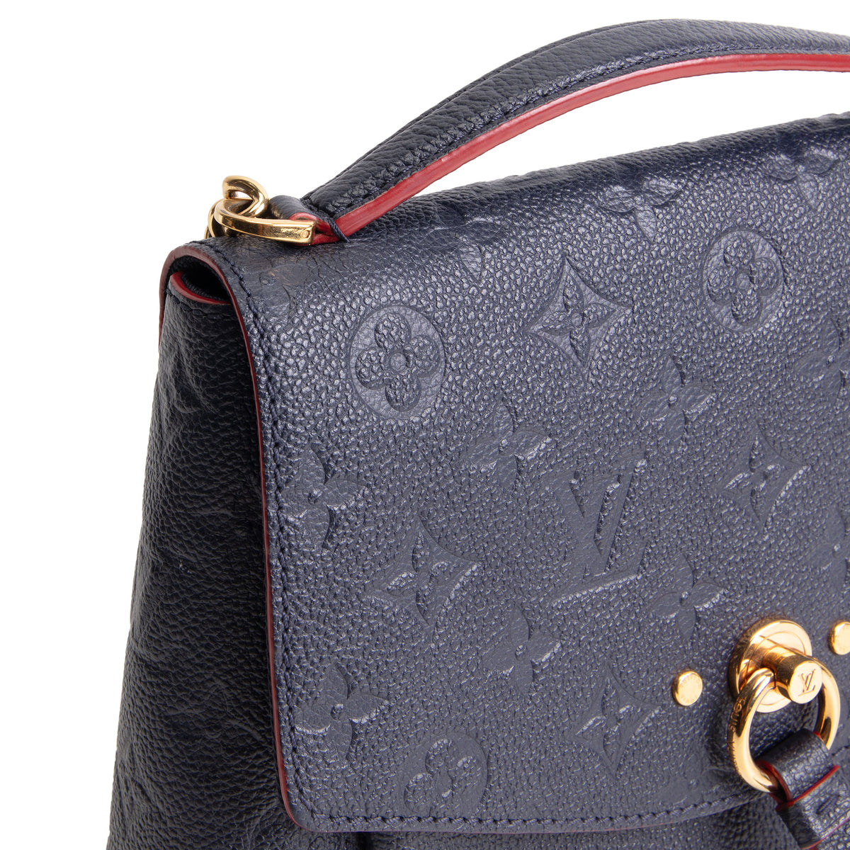 LOUIS VUITTON Empriente Blanche BB Marine Rouge