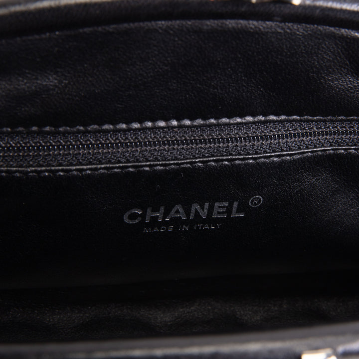 CHANEL Quilted Satin Timeless Clutch