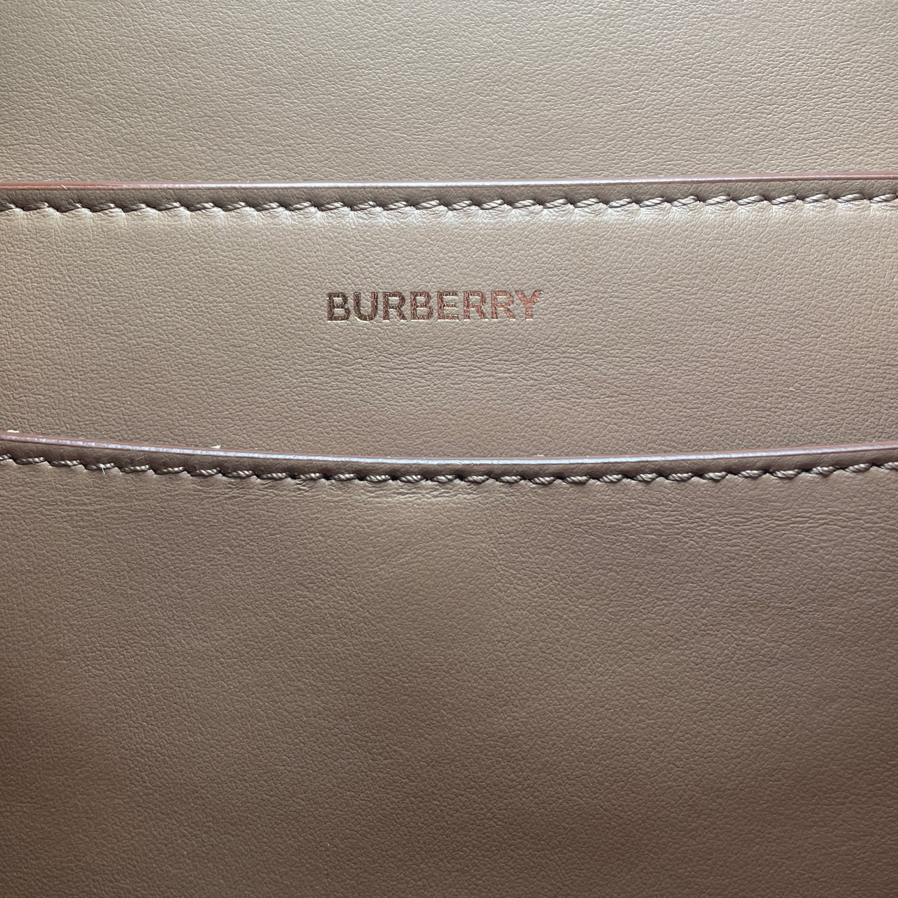 Burberry Small Belt Tote Orange