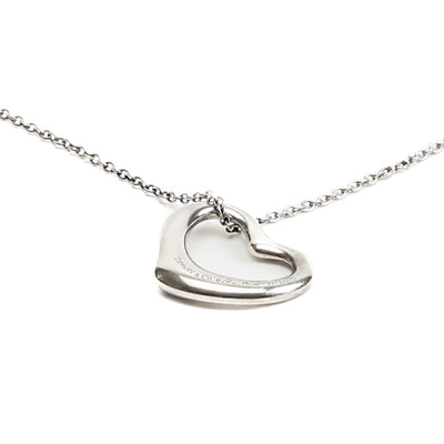 TIFFANY & CO. Open Heart Pendant Necklace - FINAL SALE