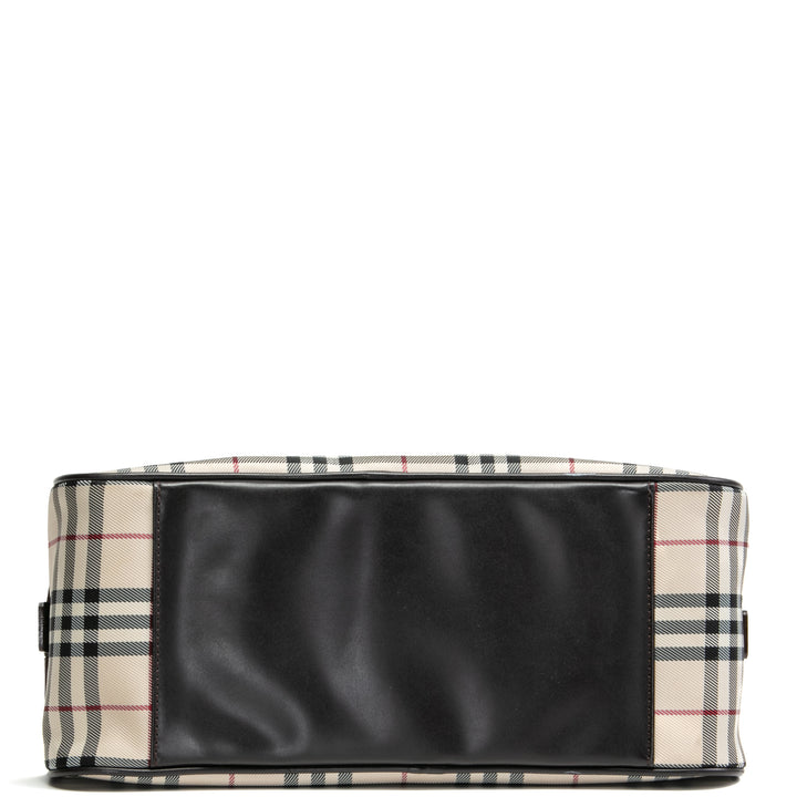 BURBERRY House Check Medium Boston Bag