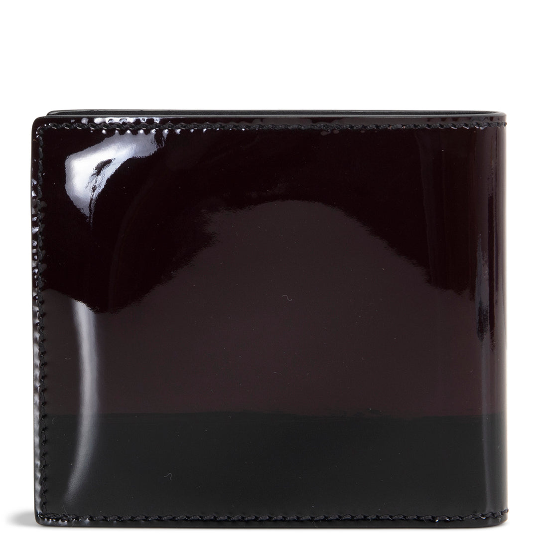 BURBERRY Patent Ombre Bifold Wallet