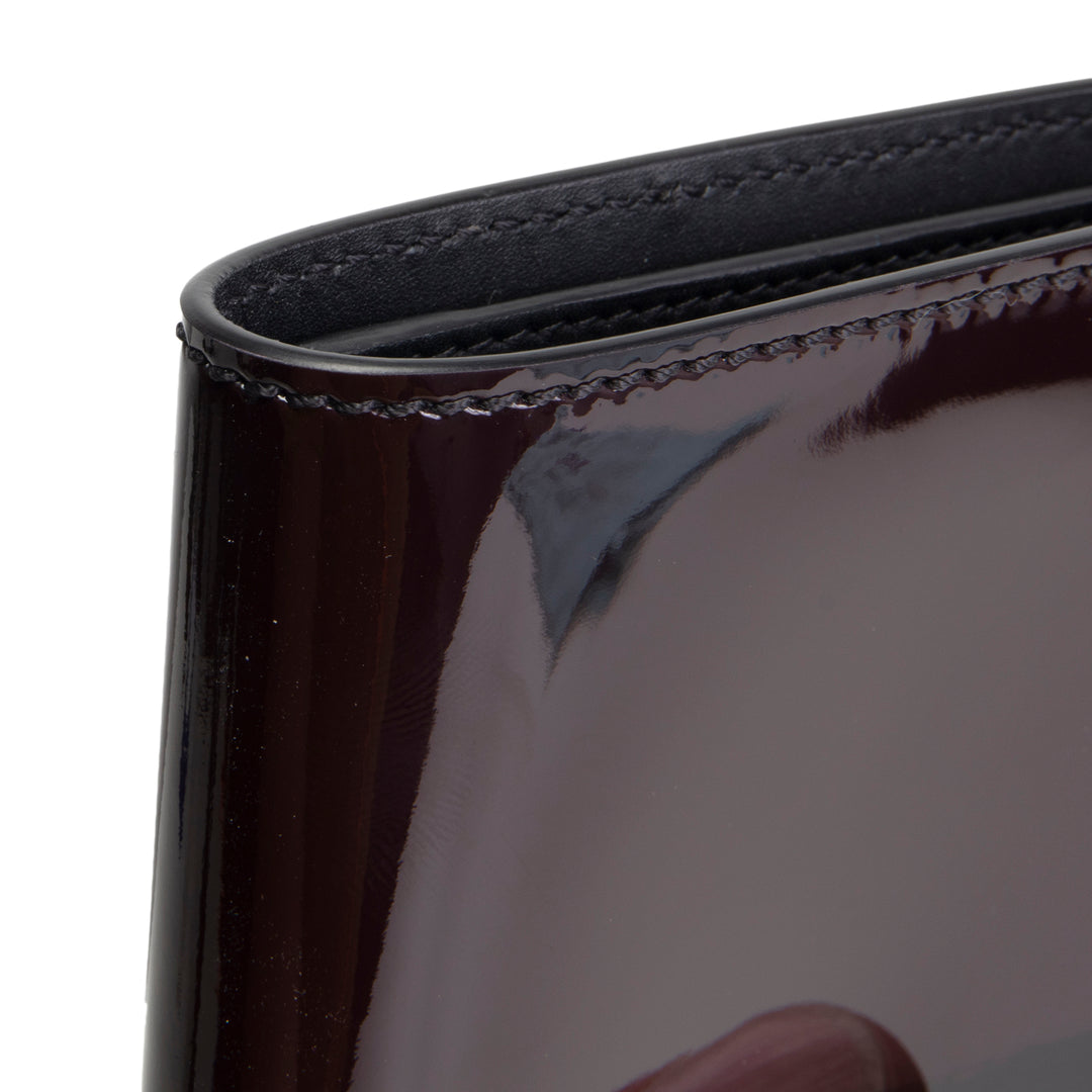 BURBERRY Patent Ombre Bifold Wallet