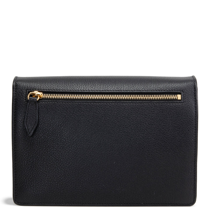 BURBERRY Macken Crossbody Bag Leather & Canvas House Check