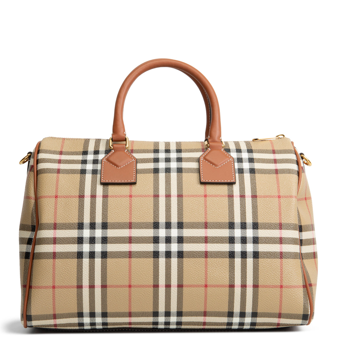 BURBERRY Check Bowling Bag