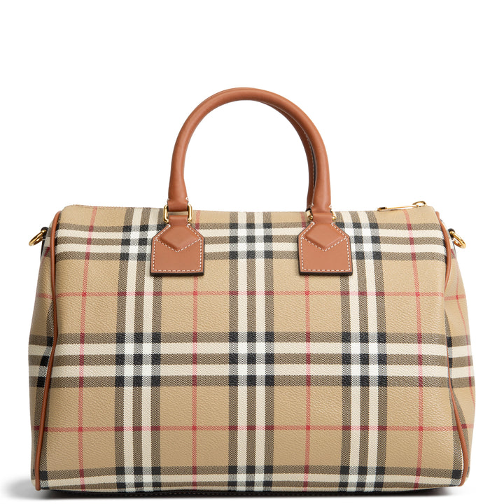 BURBERRY Check Bowling Bag