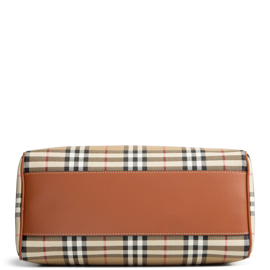 BURBERRY Check Bowling Bag