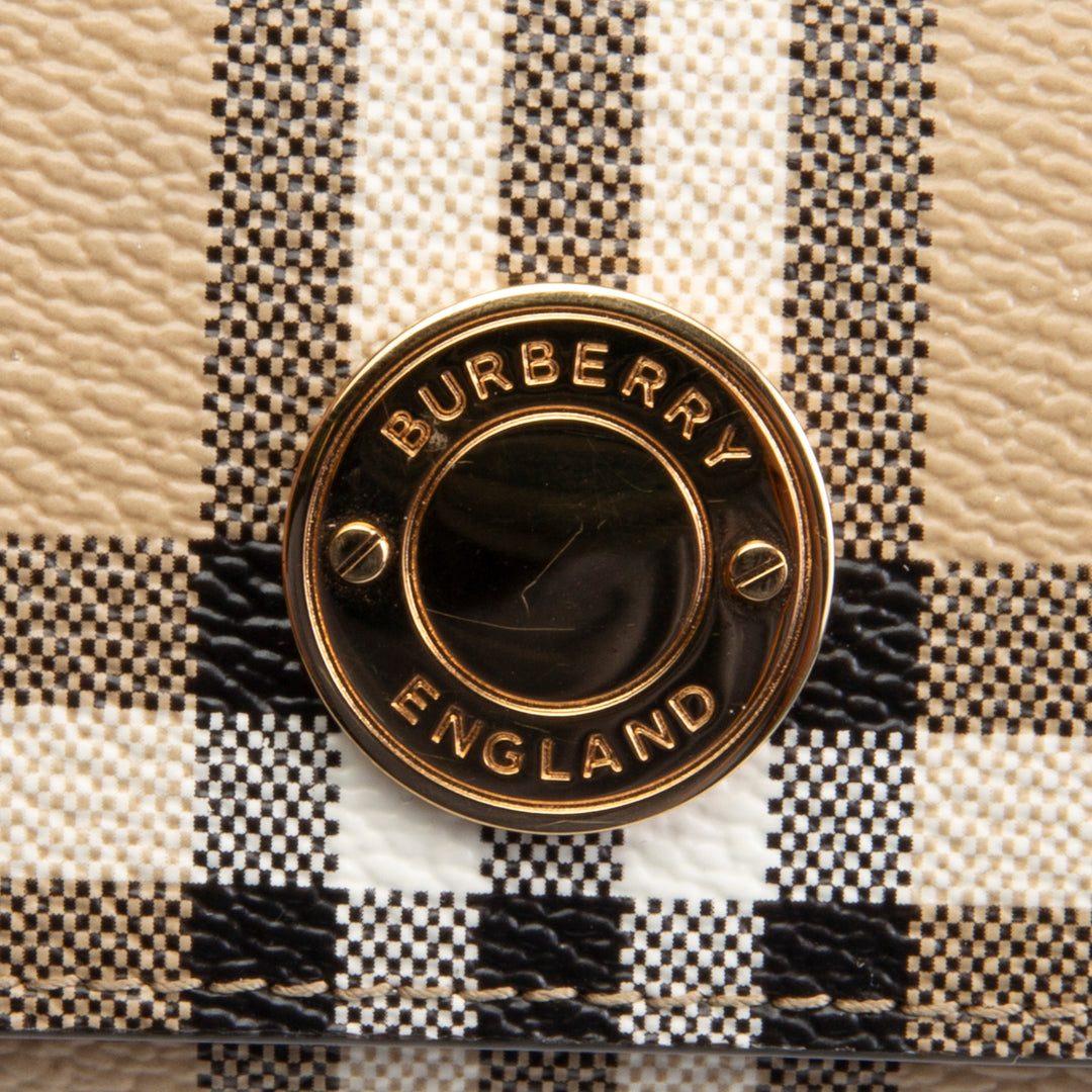 BURBERRY Compact Cardholder w/ Chain