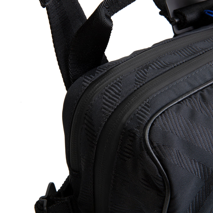 BURBERRY Nylon Jacquard Messenger Bag - Black