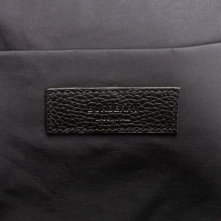 BURBERRY Nylon Jacquard Messenger Bag - Black