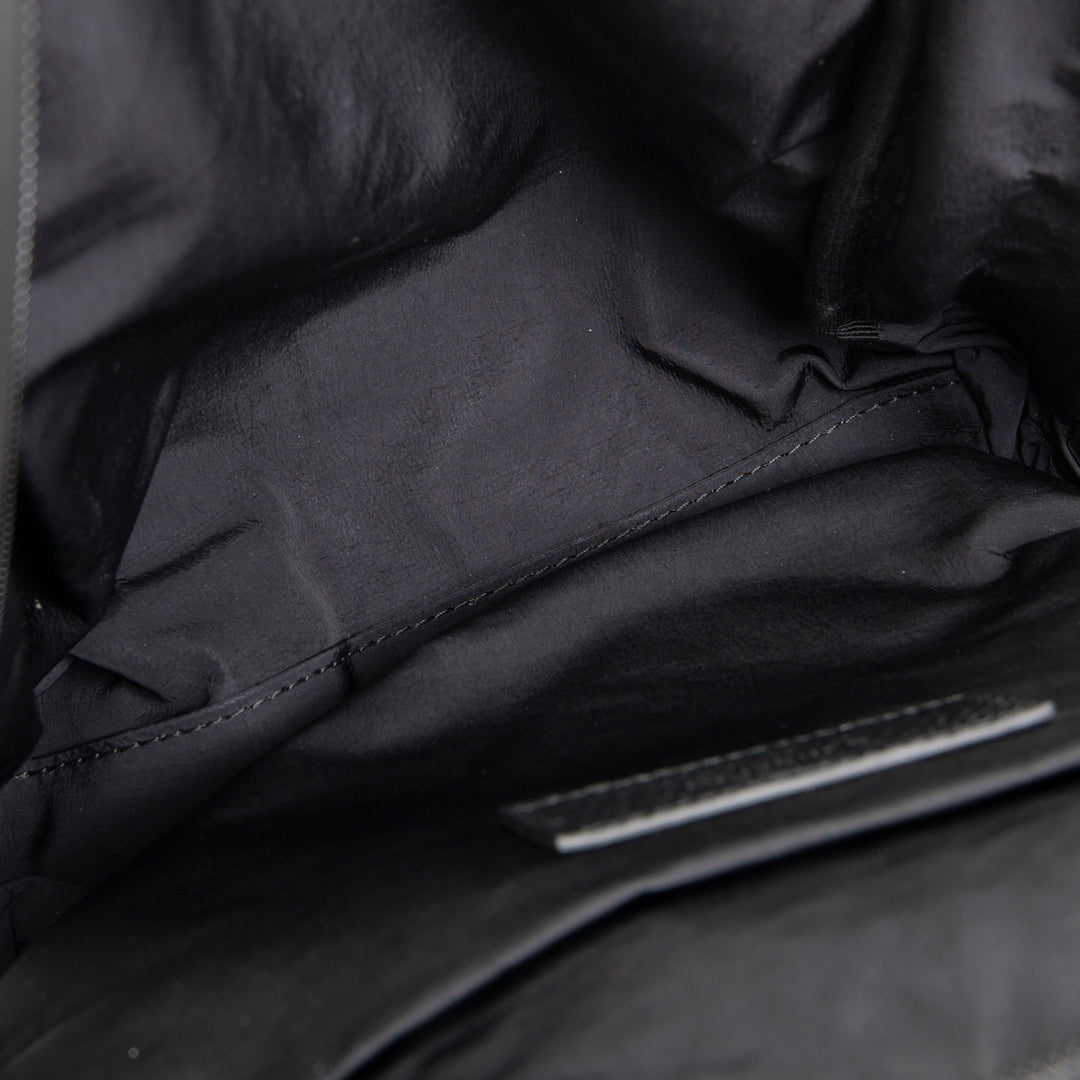 BURBERRY Nylon Jacquard Messenger Bag - Black