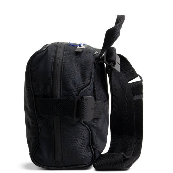 BURBERRY Nylon Jacquard Messenger Bag - Black